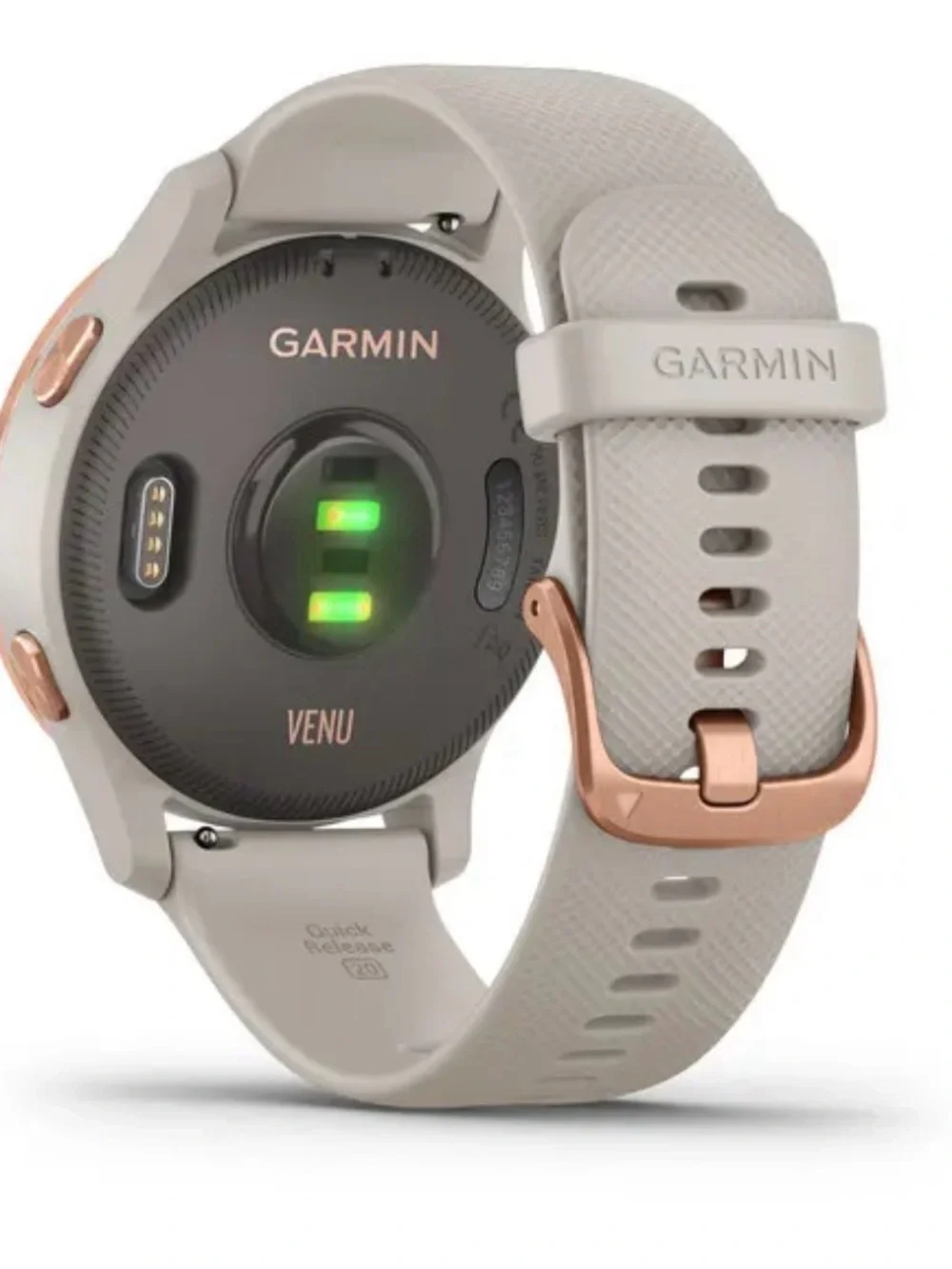 Garmin Venu - Light Sand with Rose Gold Hardware